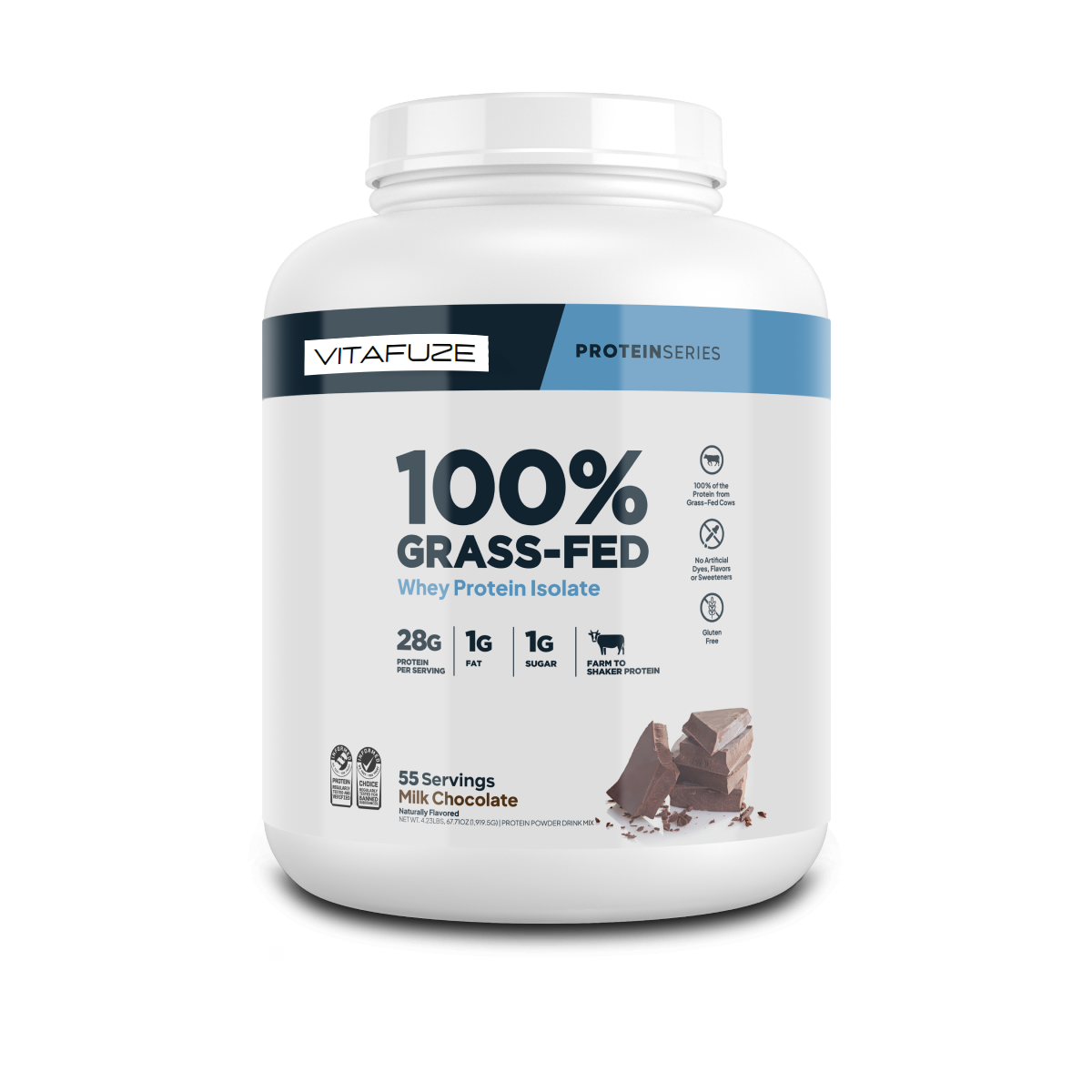 VitaFuze ® 100% Grass-Fed Whey Protein Isolate