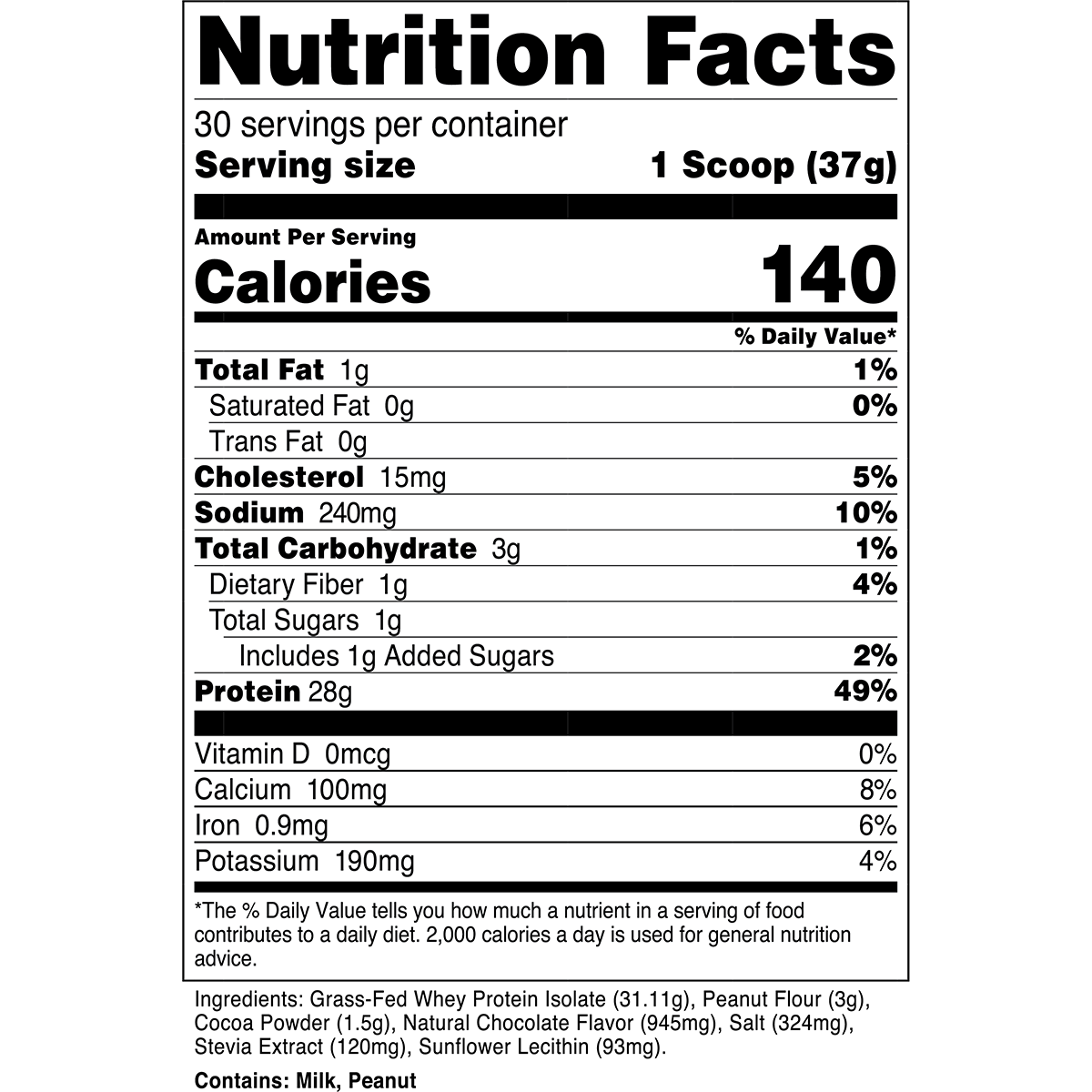 Vanilla Peanut Butter-2LB